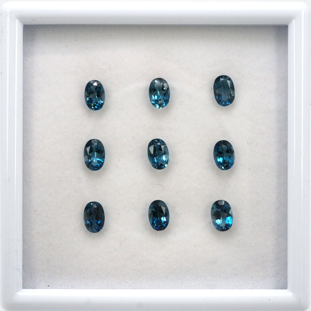 London Topaz, Owalny, 6x4 mm