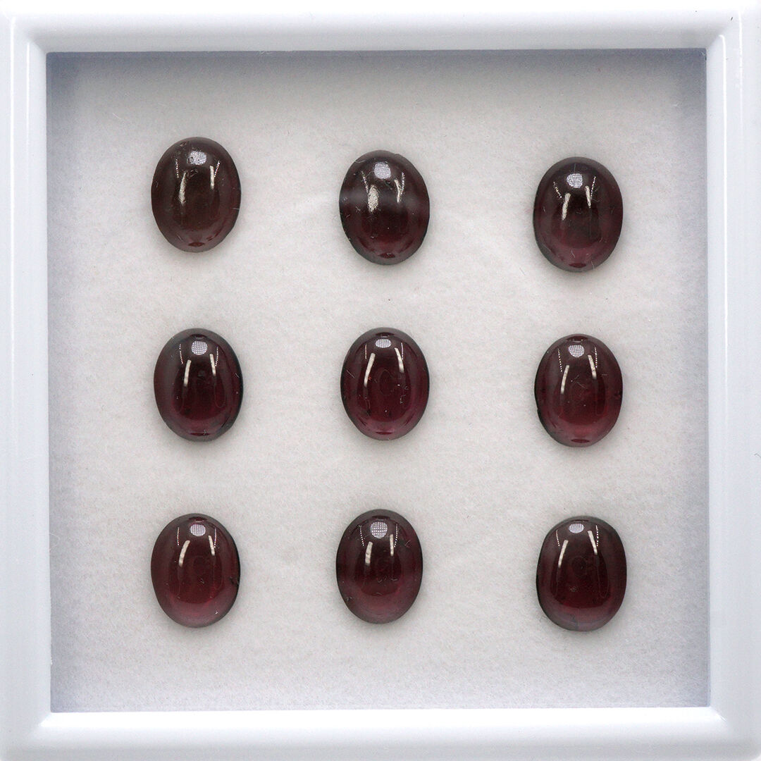 Granat, Owalny, 9x7 mm