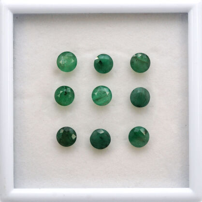 Szmaragd, Okrągły, 6 mm