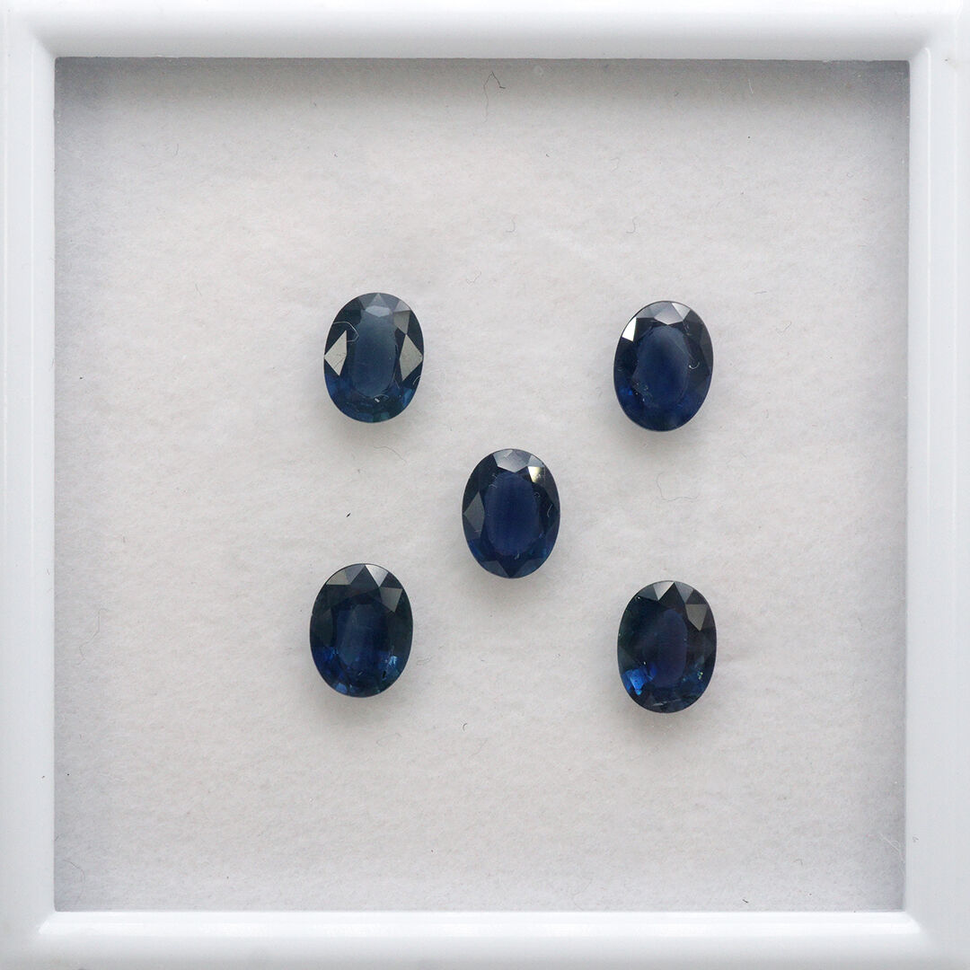 Szafir, Owalny, 8x6 mm