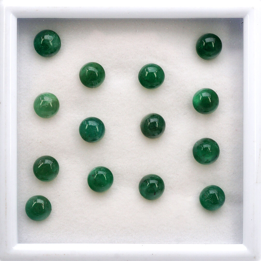 Szmaragd, Okrągły, 6 mm