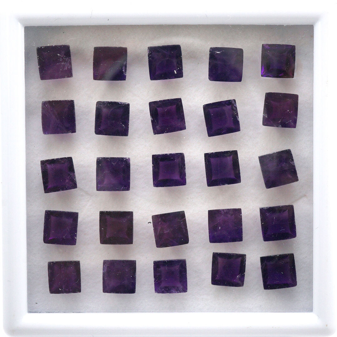 Ametyst, Kwadrat, 6x6 mm