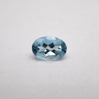 Akwamaryn, Owalny, 6x4 mm - 2