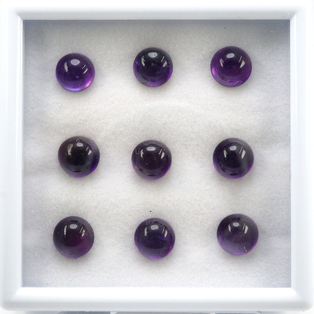 Ametyst, Okrągły, 8 mm