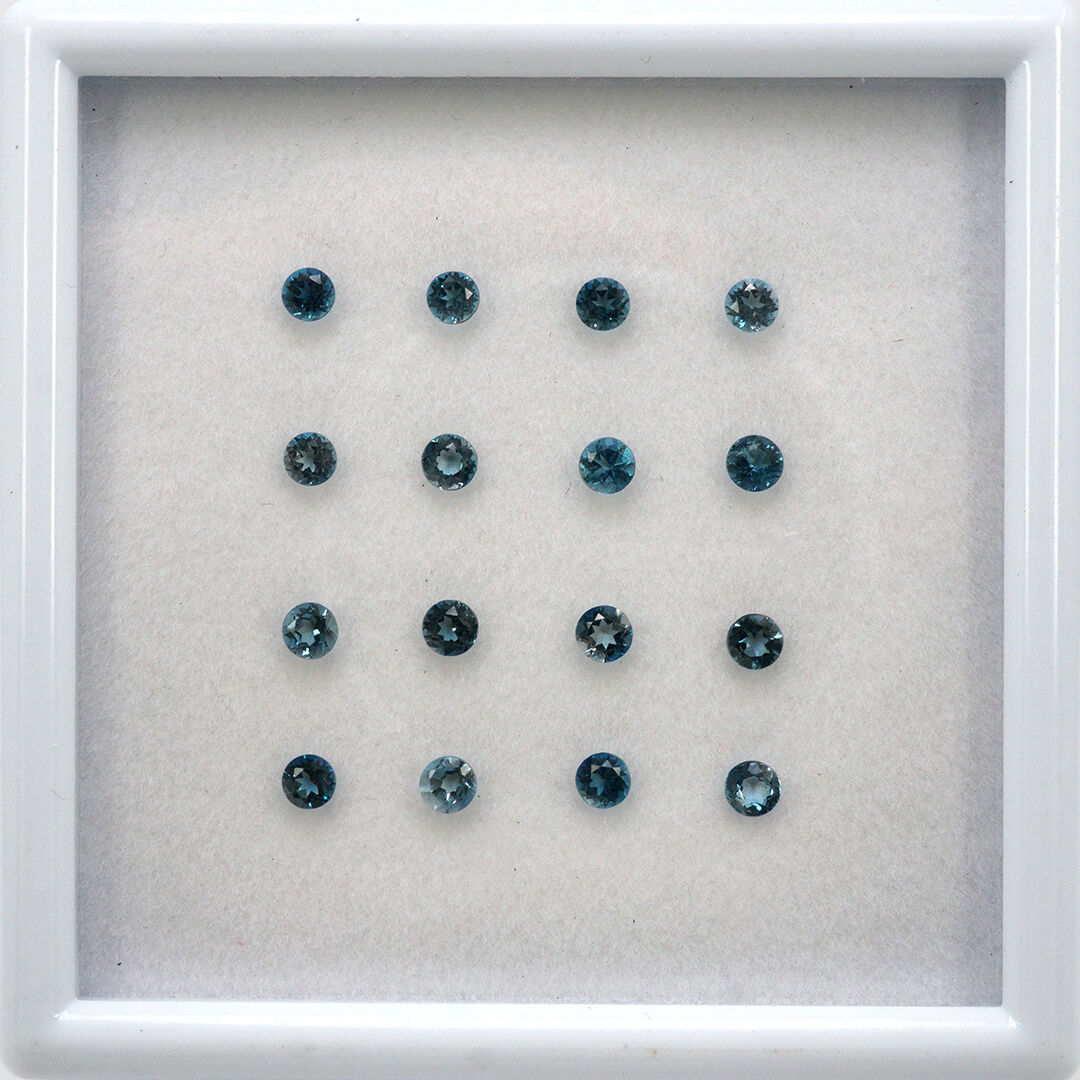 London Topaz, Okrągły, 3 mm