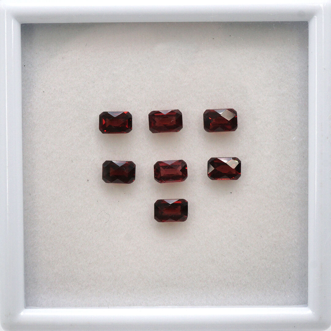 Granat Fantazyjny, Ośmiokąt, 6x4 mm