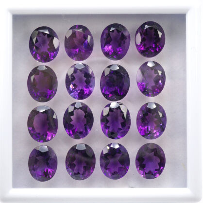 Ametyst, Owalny, 11x9 mm