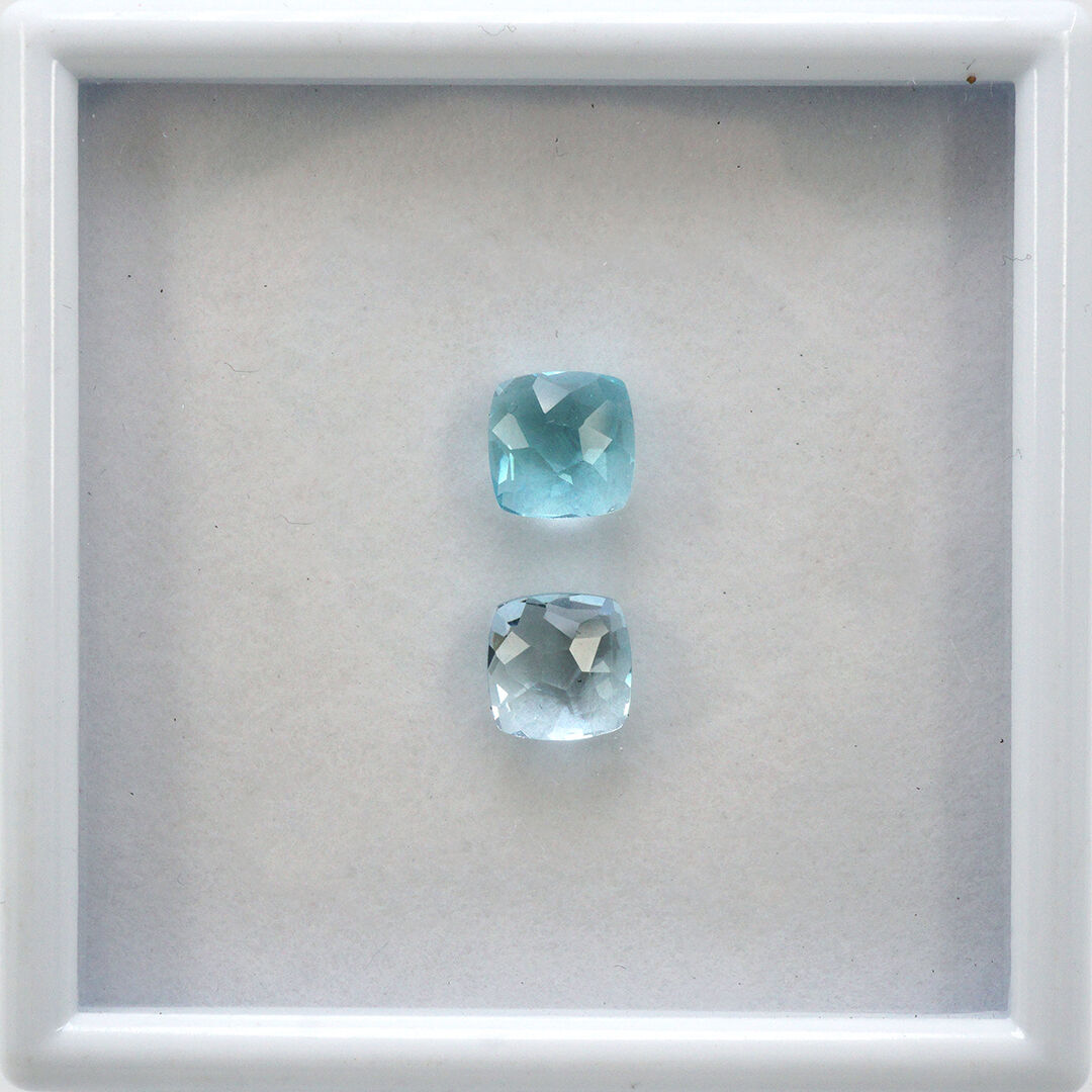 Topaz - Sky Blue, Fantazyjny, 8 mm
