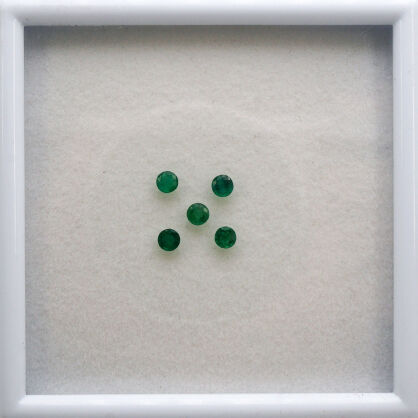 Szmaragd, Okrągły, 3 mm