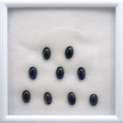 Szafir, Owalny, 6x4 mm