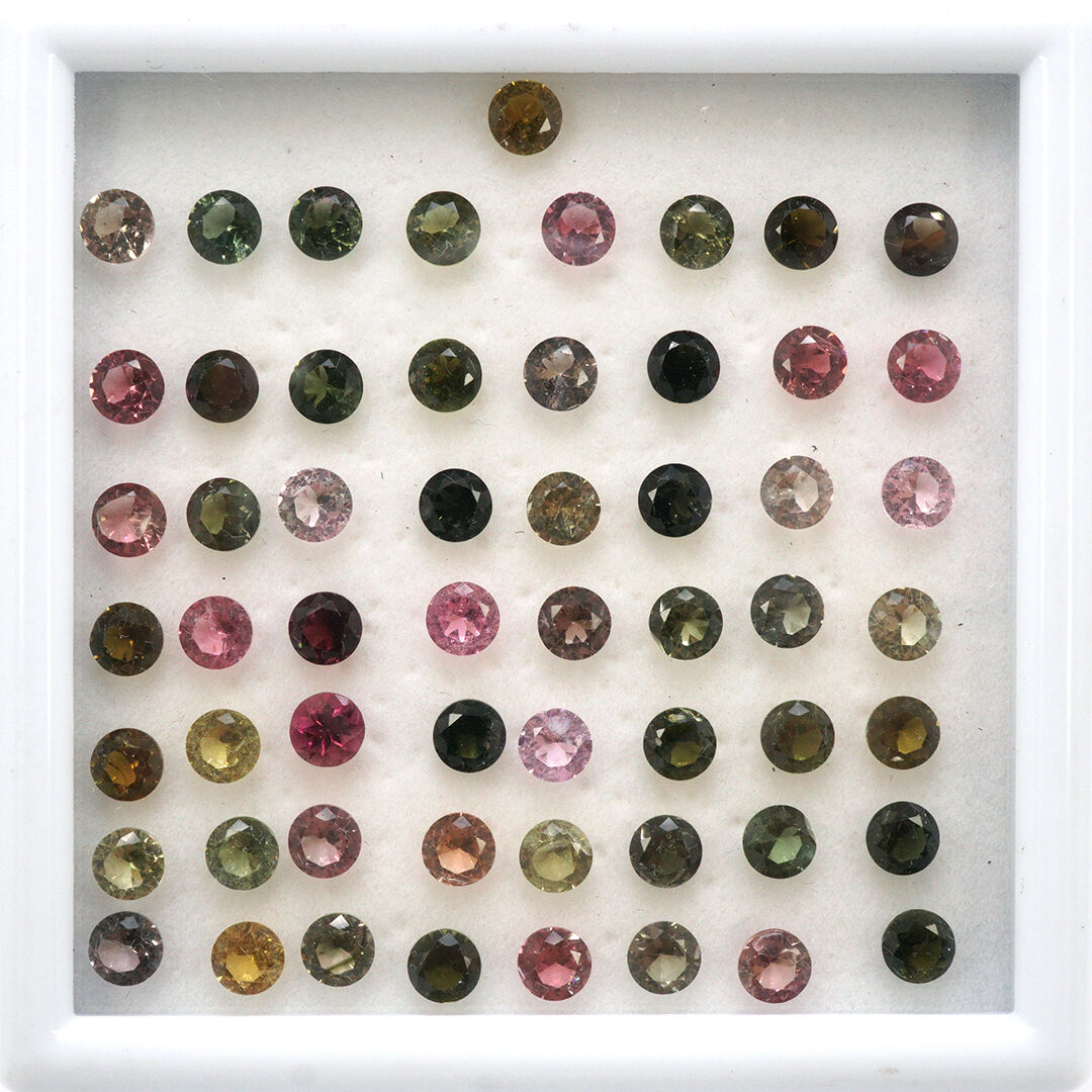 Turmalin, Okrągły, 4 mm