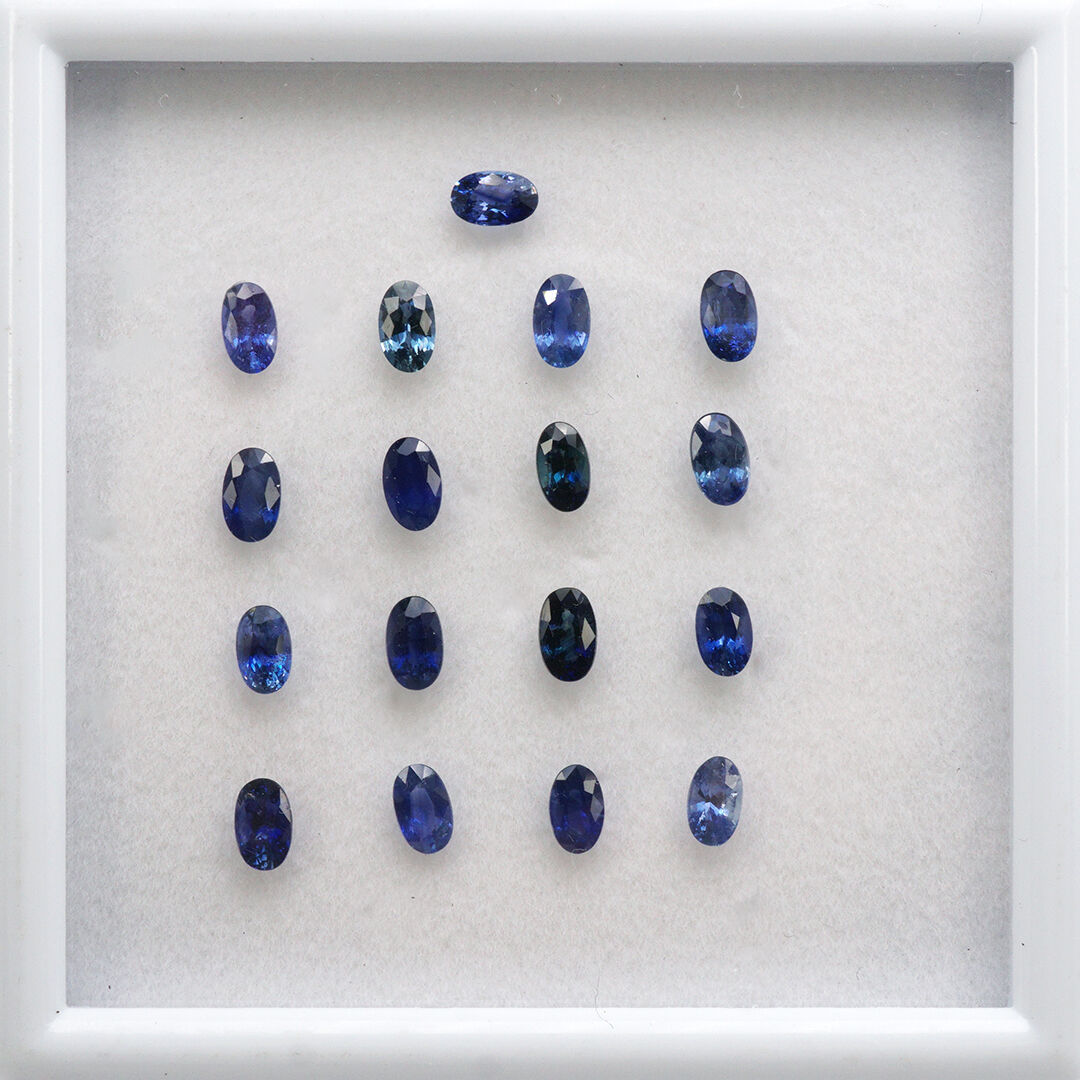 Szafir, Owalny, 5x3 mm