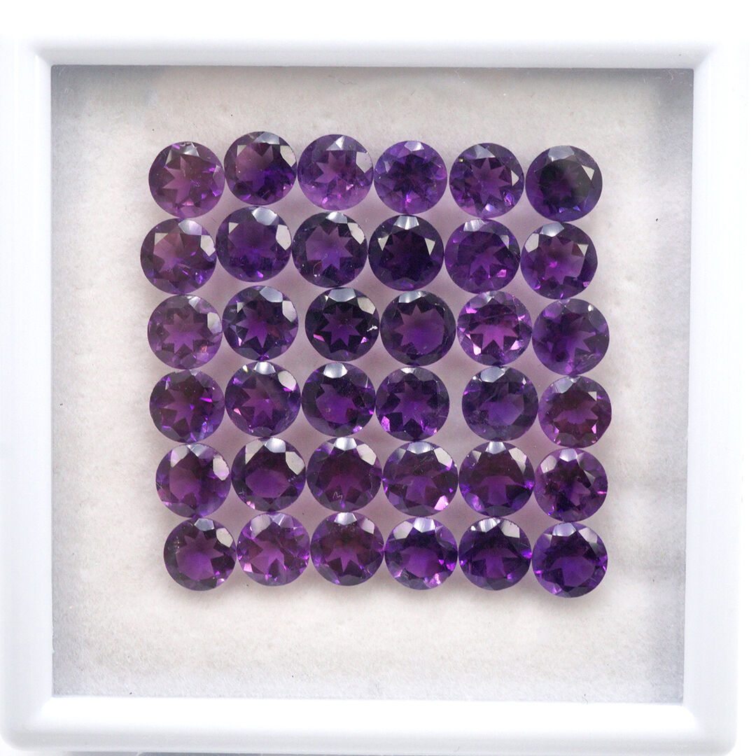 Ametyst, Okrągły, 6 mm