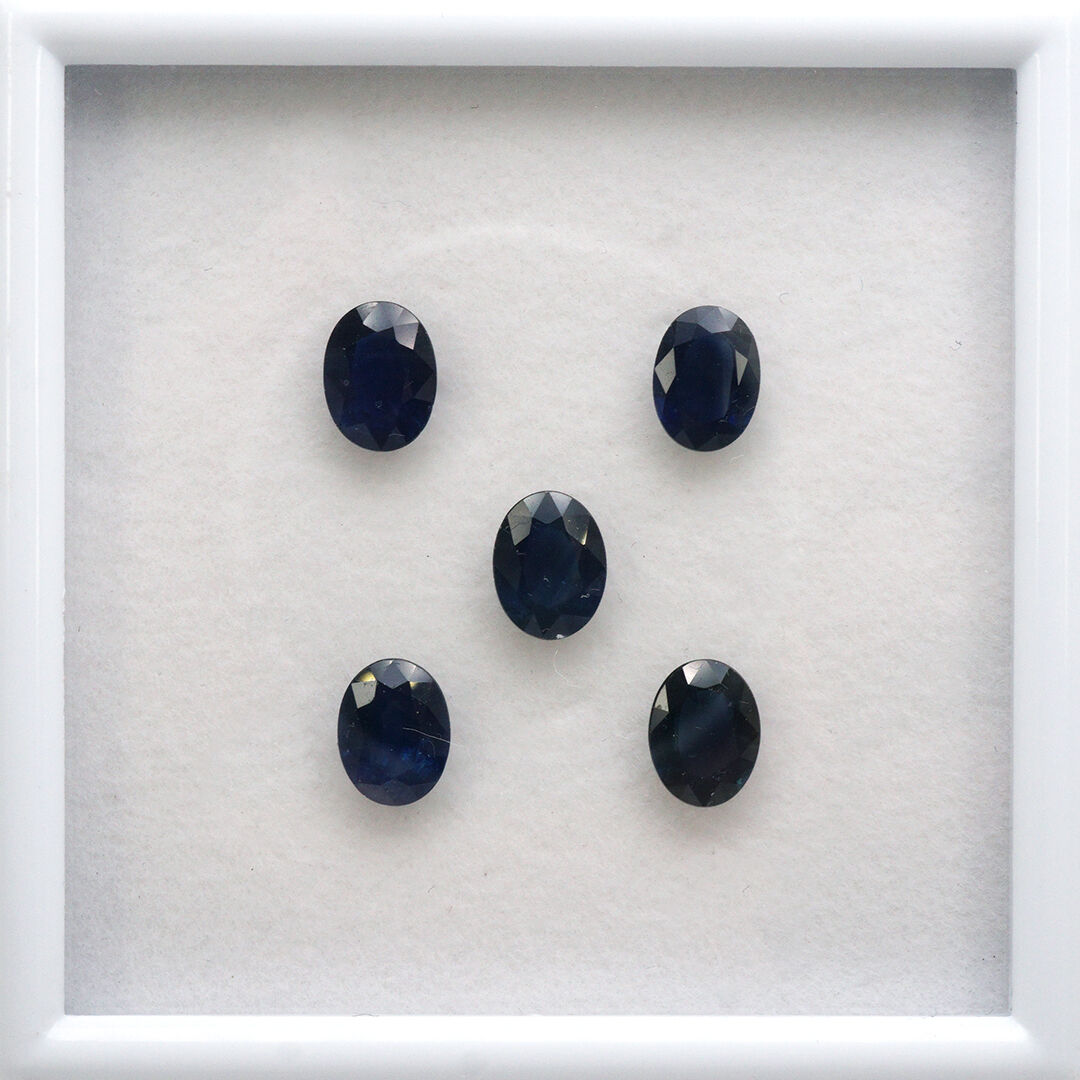 Szafir, Owalny, 8x6 mm