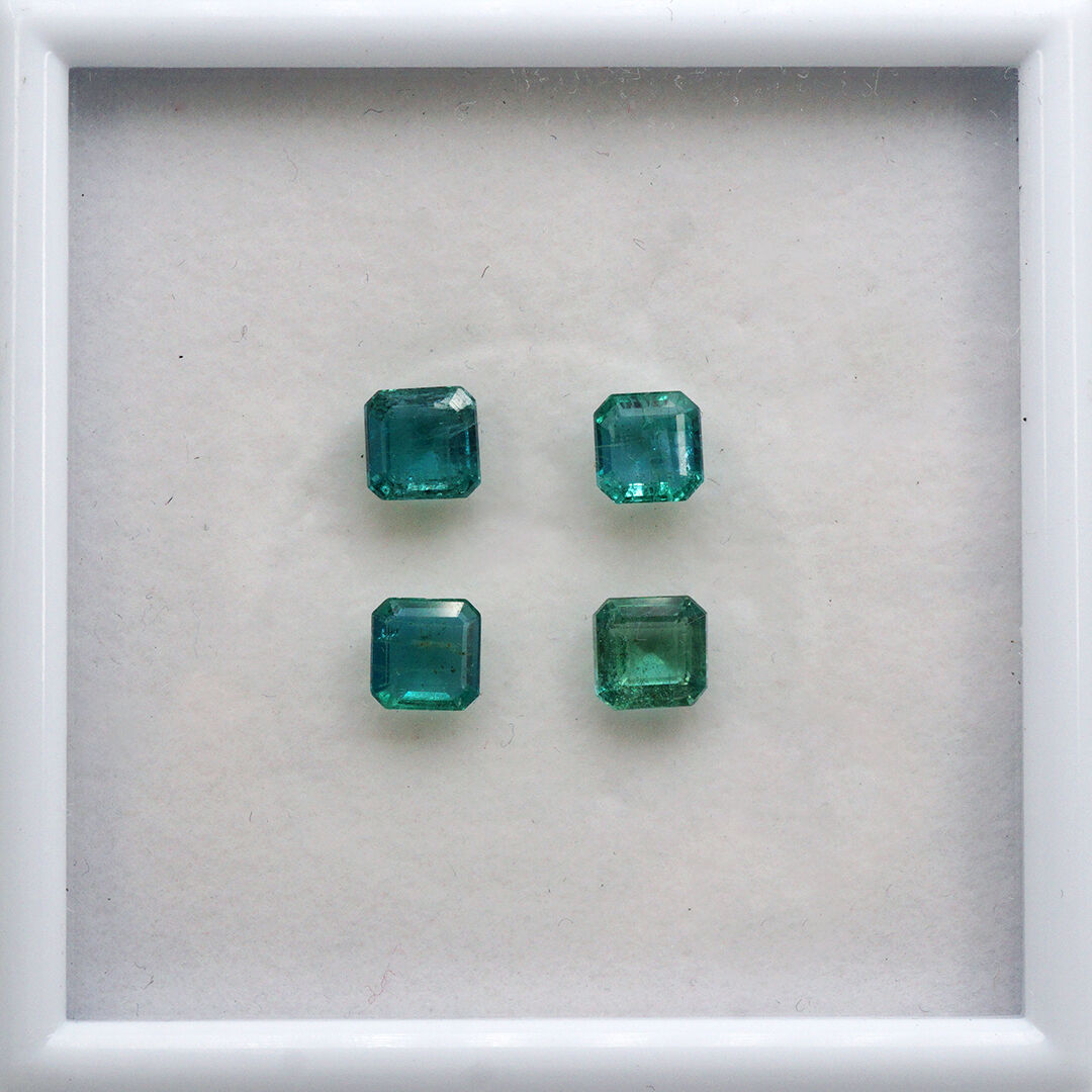 Szmaragd, Ośmiokąt, 6x6 mm