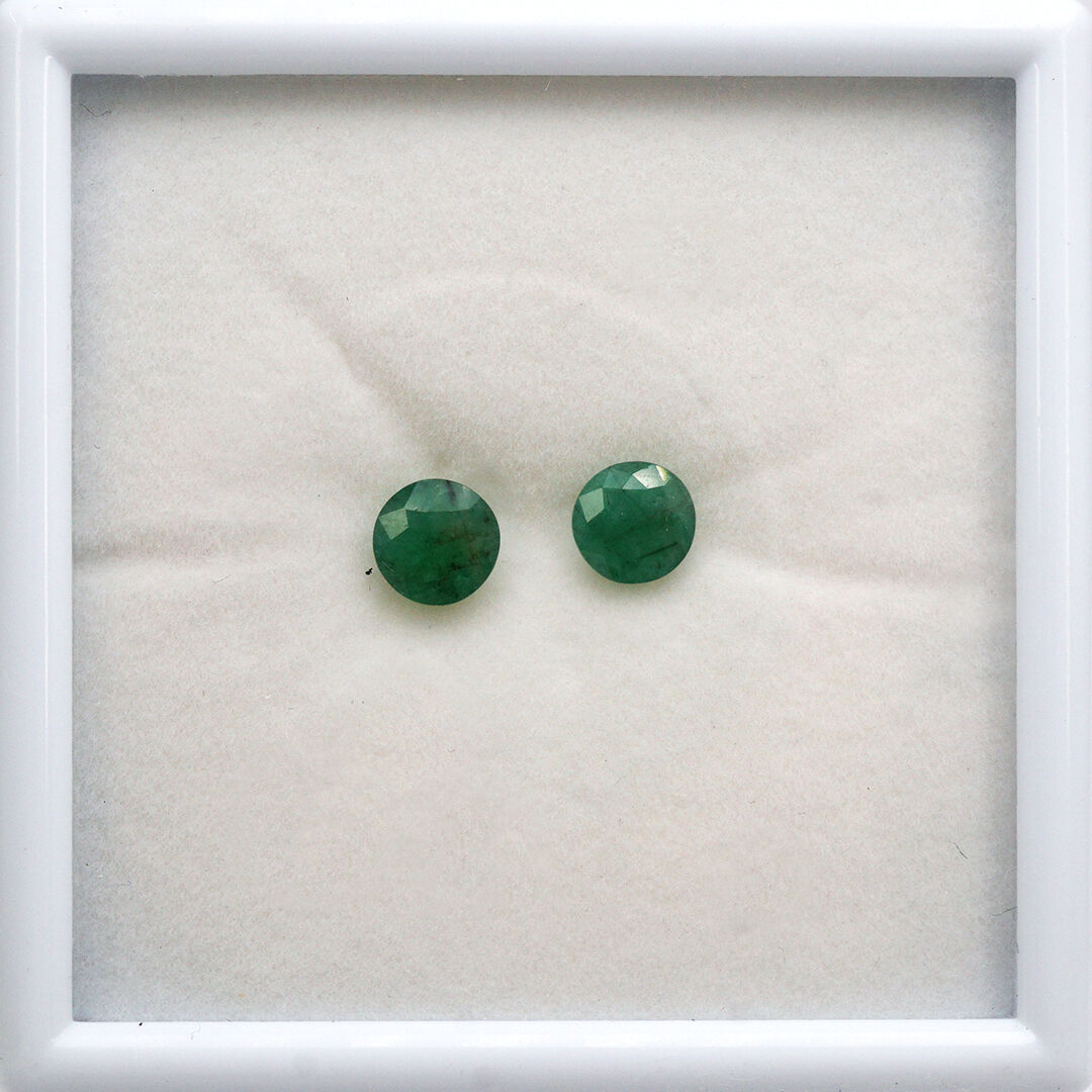 Szmaragd, Okrągły, 7 mm