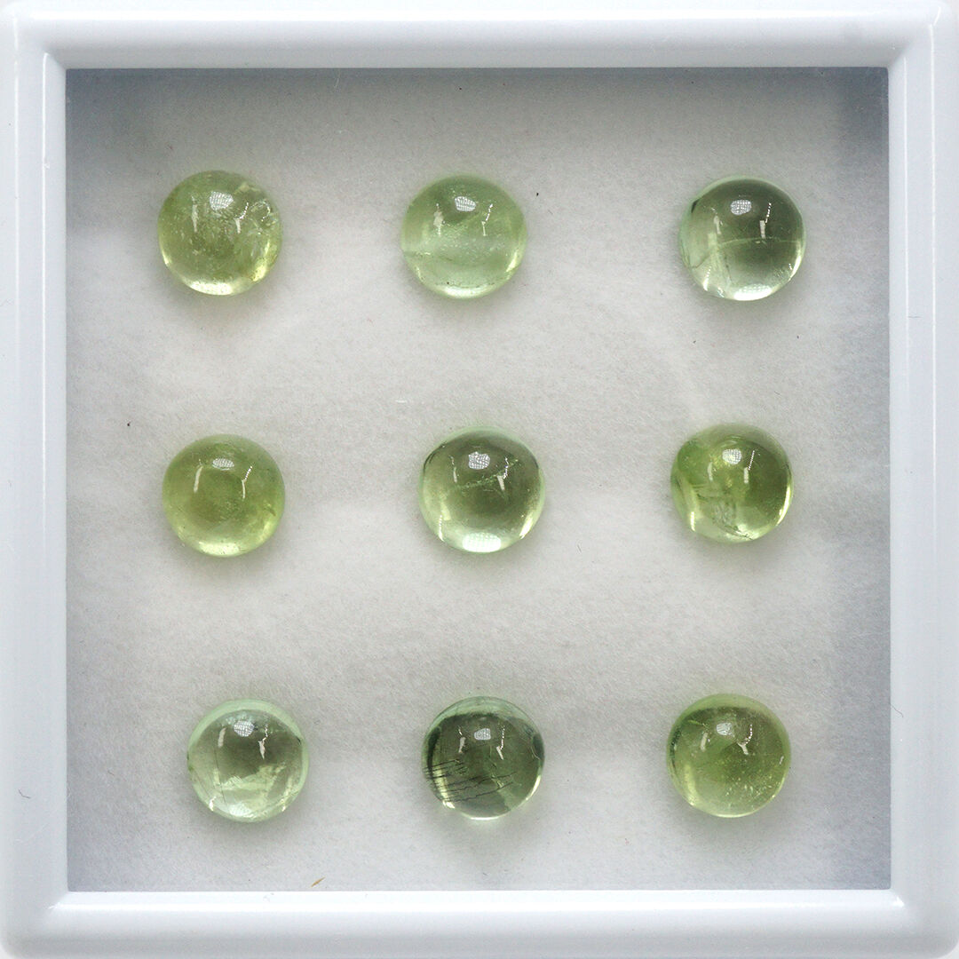 Perydot, Okrągły, 8 mm