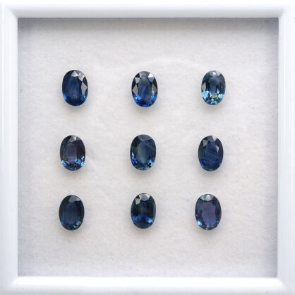 Szafir, Owalny, 7x5 mm