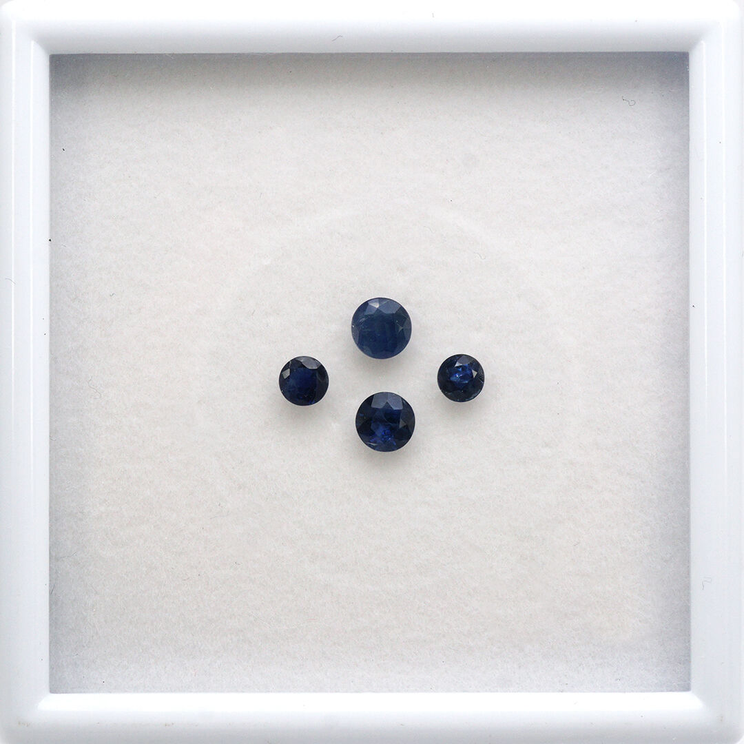 Szafir, Okrągły, 4 - 5 mm