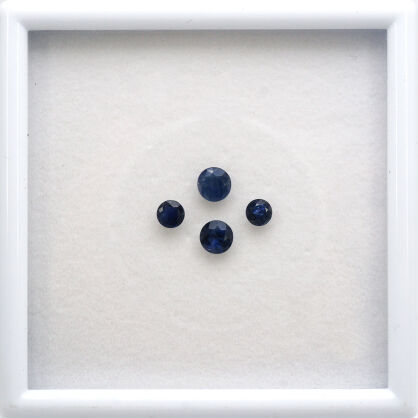 Szafir, Okrągły, 4 - 5 mm