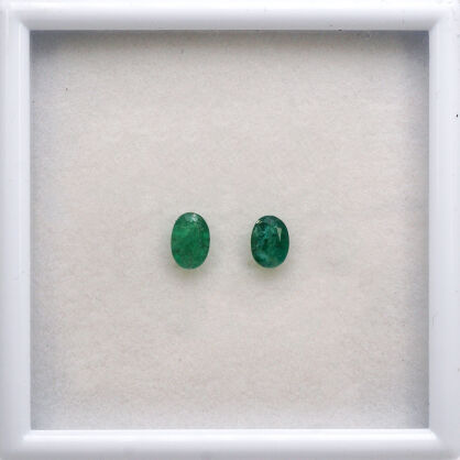 Szmaragd, Owalny, 7x5 mm