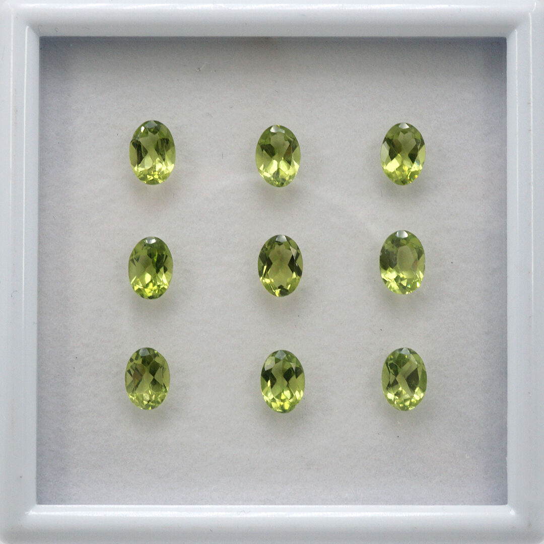 Perydot, Owalny, 7x5 mm