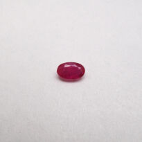 Rubin, Owalny, 5x3 mm - 2