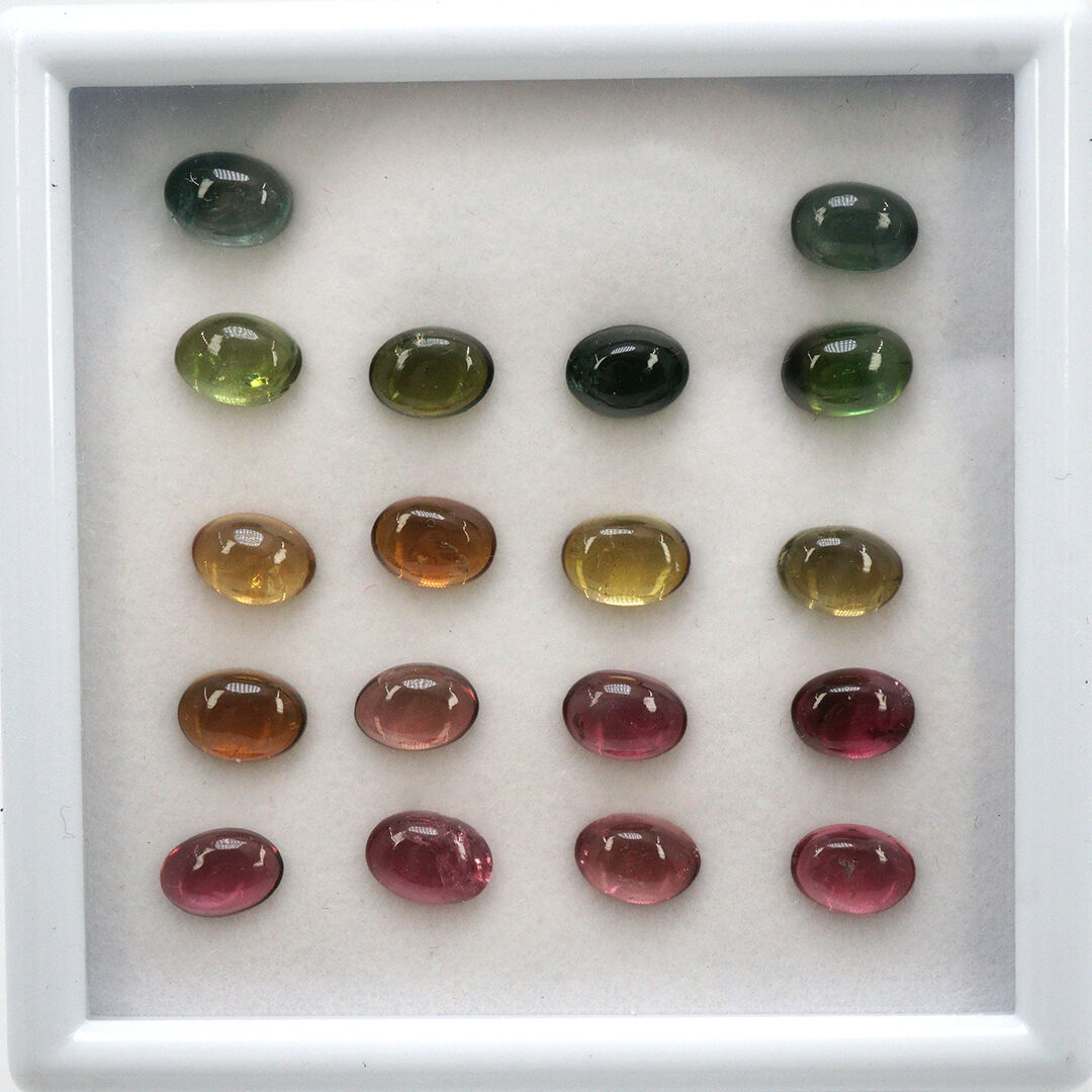 Turmalin, Owalny, 7x5 mm