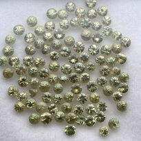 Granat - Demantoid, Okrągły, 3 mm - 2
