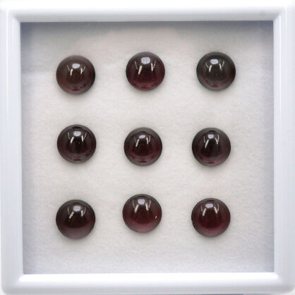 Granat, Okrągły, 8 mm