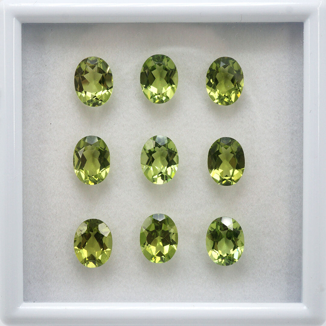 Perydot, Owalny, 9x7 mm