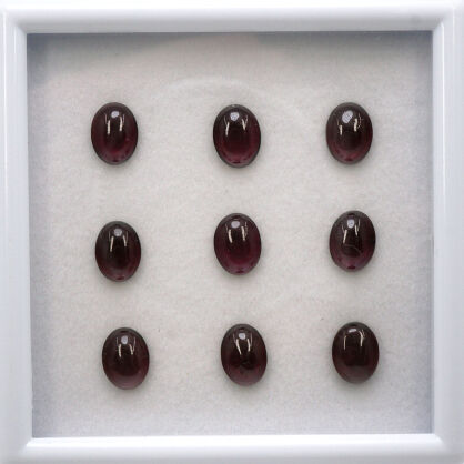 Granat, Owalny, 8x6 mm