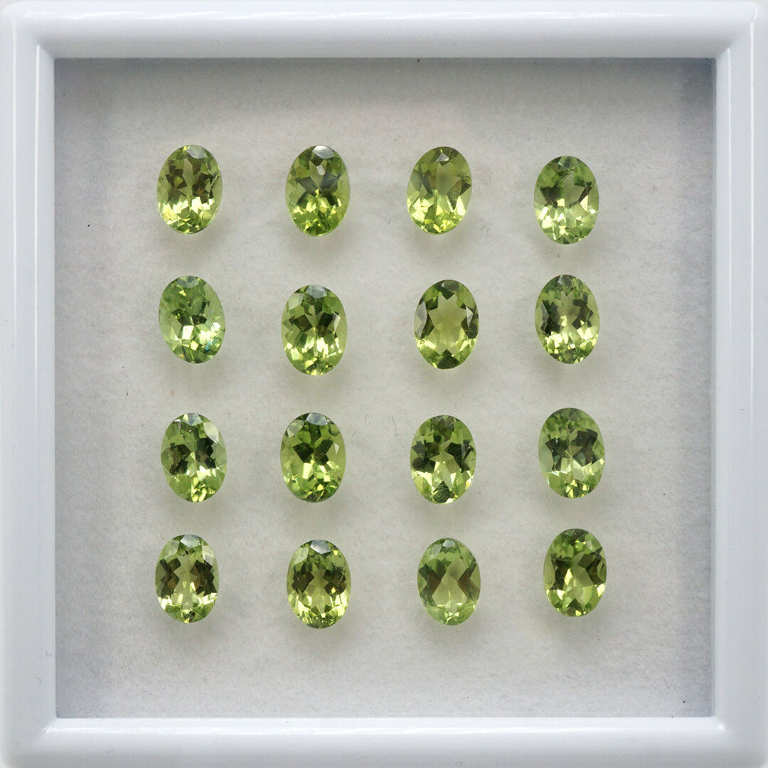 Perydot, Owalny, 7x5 mm