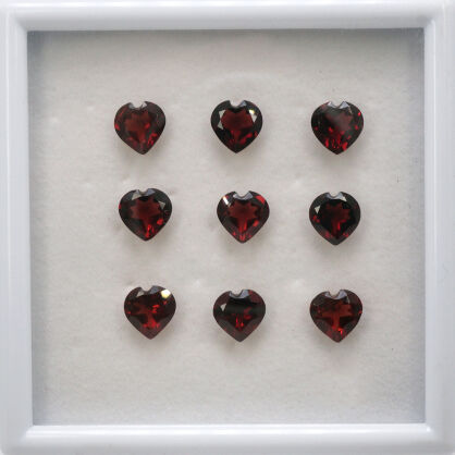 Granat, Serce, 7 mm