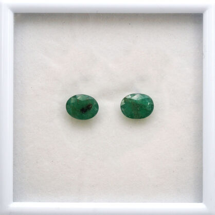 Szmaragd, Owalny, 9x7 mm