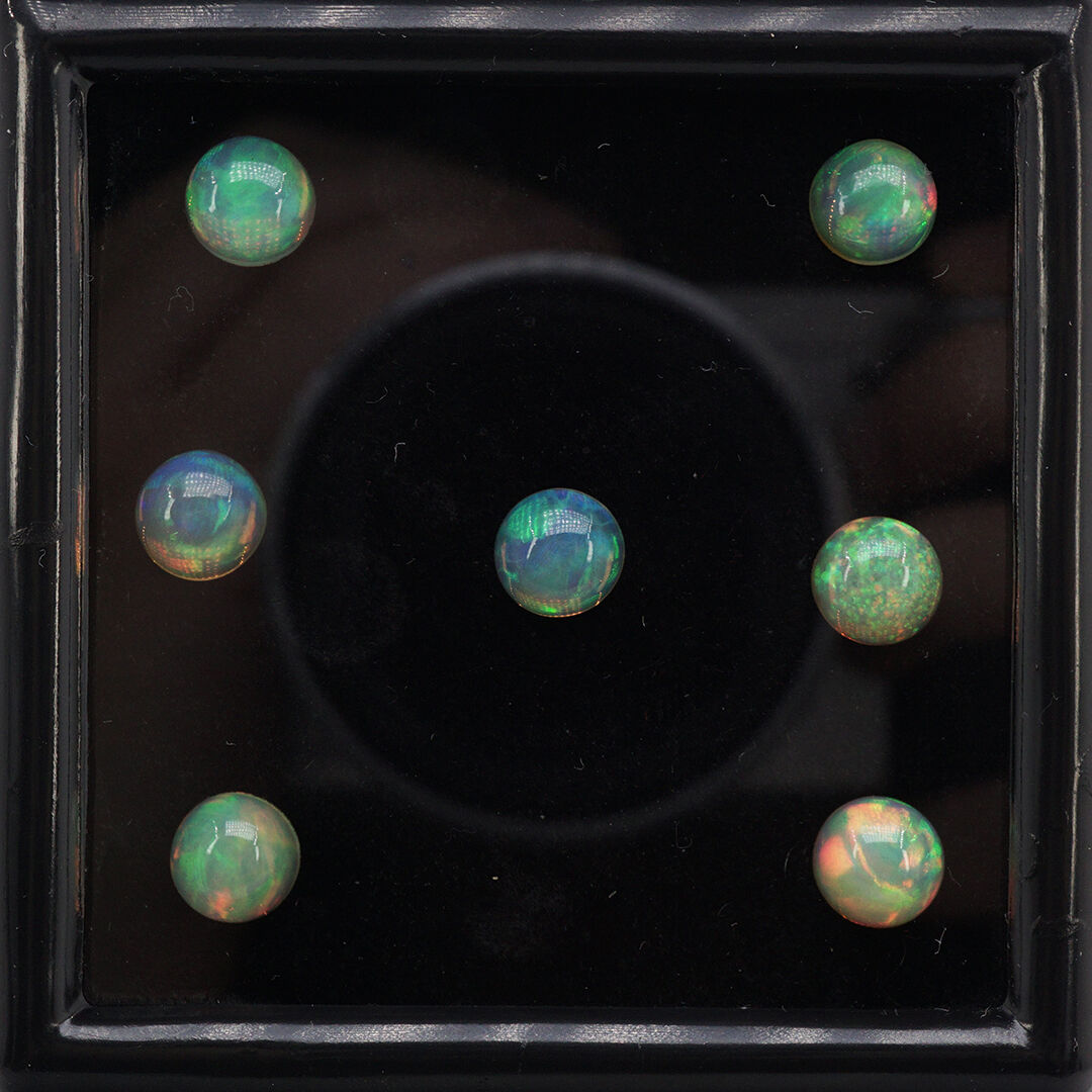 Opal, Okrągły, 7 mm