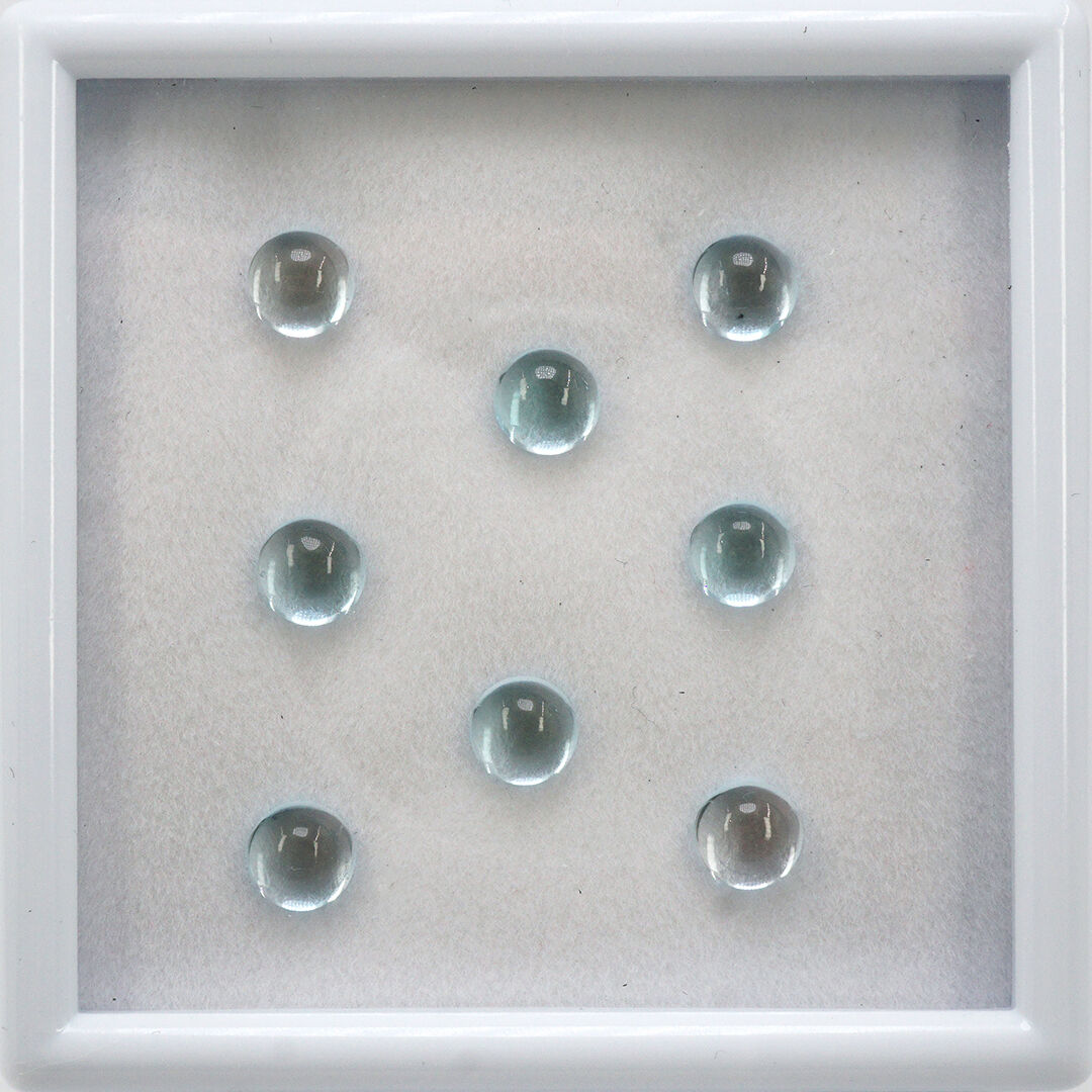 Topaz - Sky Blue, Okrągły, 6 mm